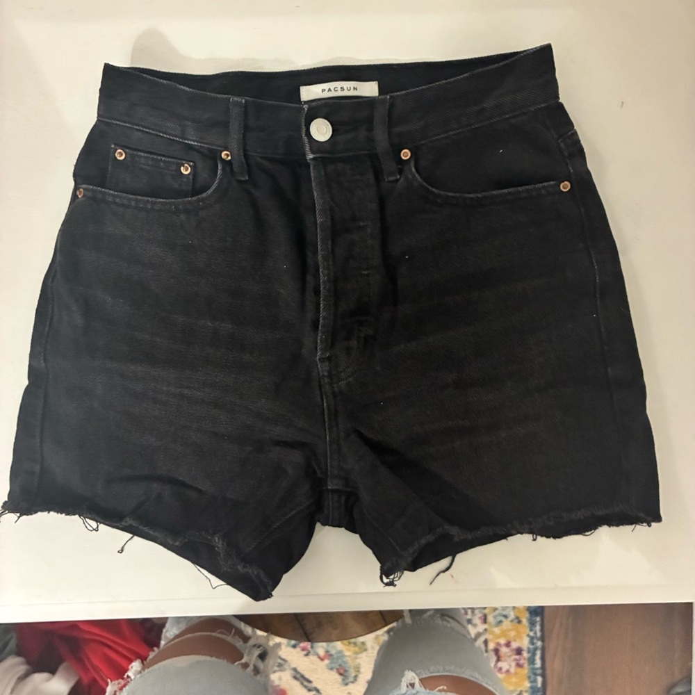 PacSun Women's Dark Denim Jean Shorts